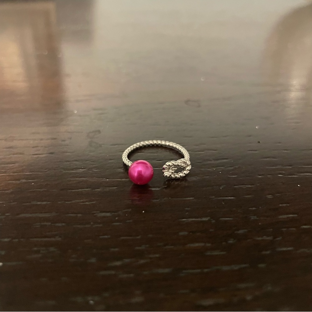 Pearl Ring Size Adjustable